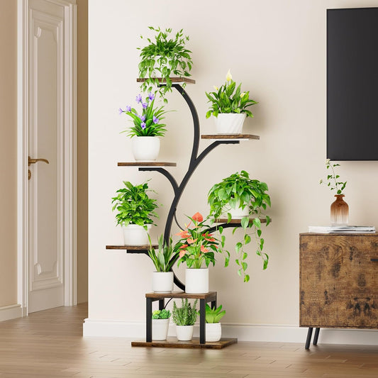 🌳 Modern Tree Bookshelf – Space Saving Display Shelf for Home Decor 📚
