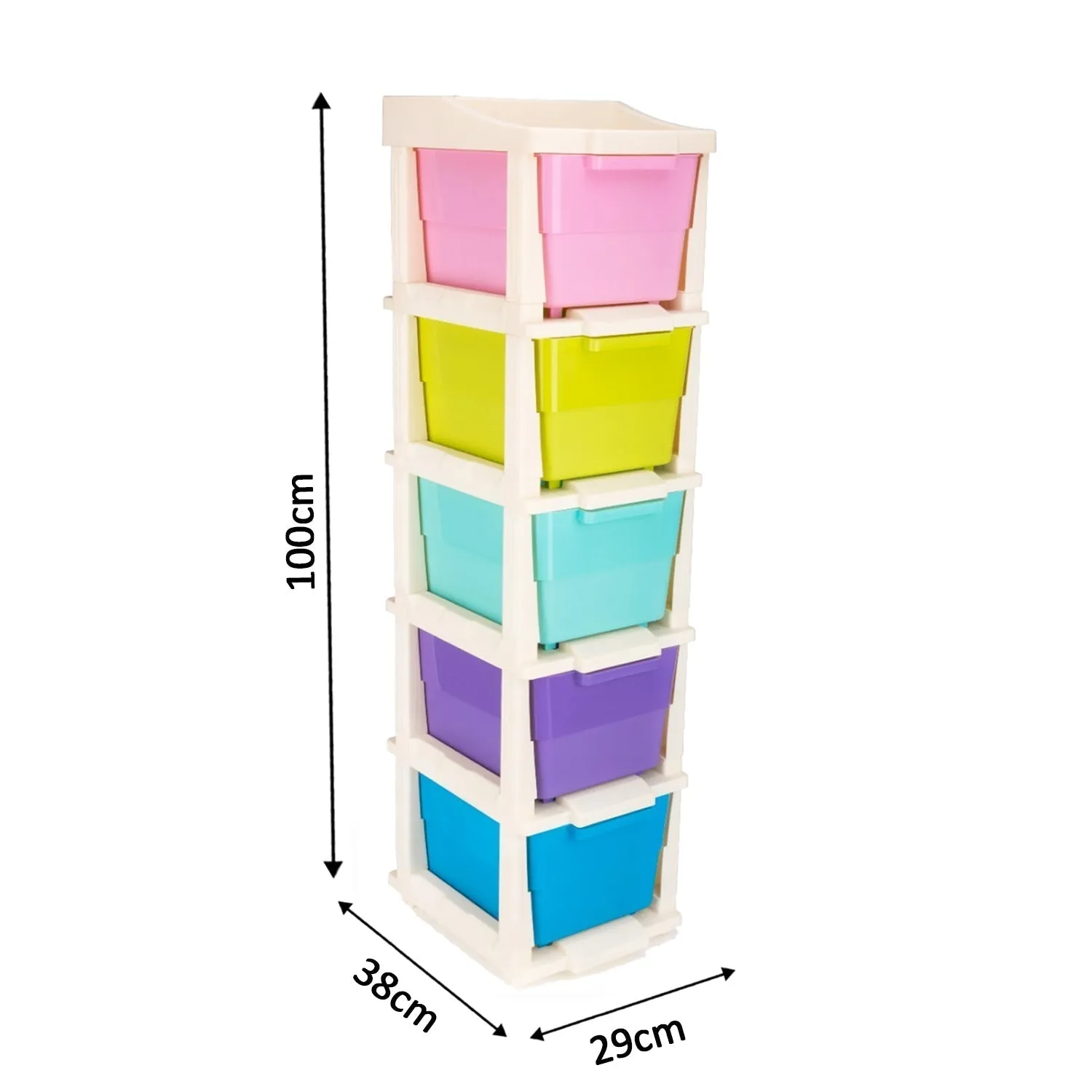 0702  5 Layer Multi-Purpose Modular Drawer Storage System