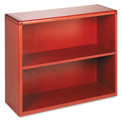 10700 Series Wood Bookcase, Three Shelf, 36w X 13 1-8d X 43 3-8h, Mahogany