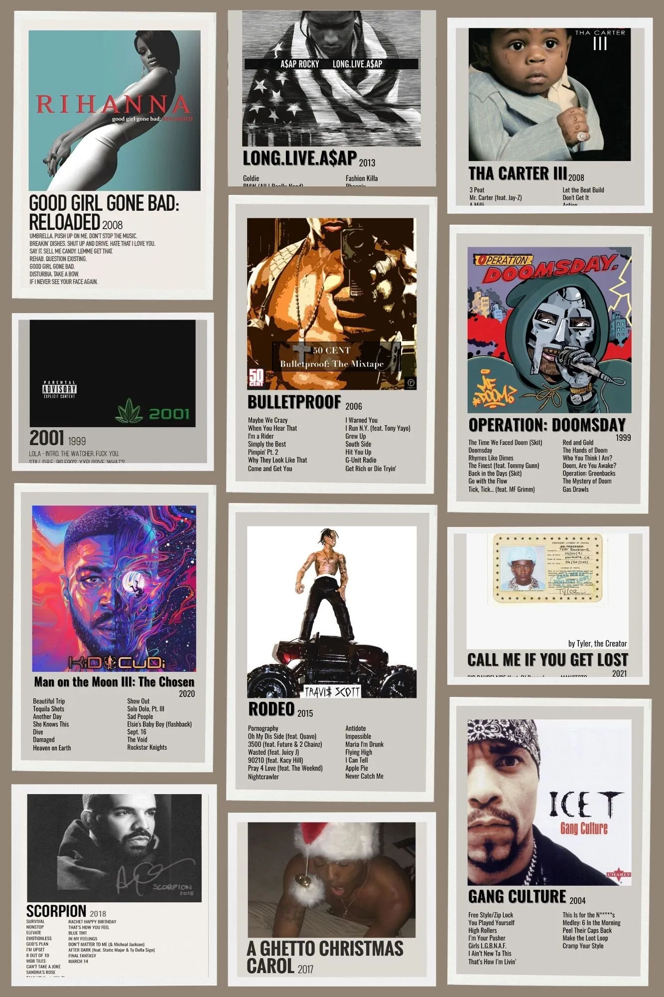 150 Pcs Hip-Hop R&B Rap Minimalist Music Posters INSTANT DOWNLOAD Art Prints Wall Collage Kit, Album Cover Wall Decor, Hip Hop Posters, Hip Hop Aesthetic