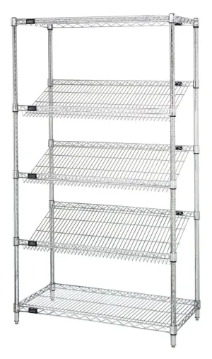 2436SL6C | 24" x 36" Slanted Shelving Unit