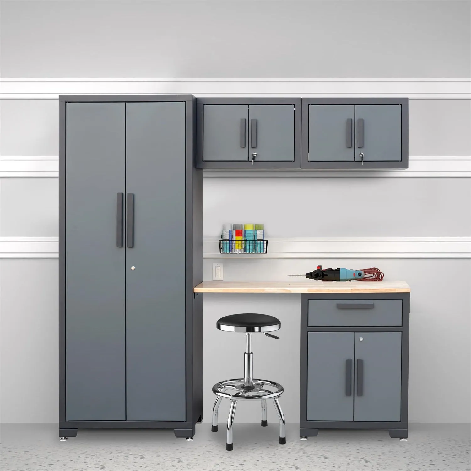 5-Piece Garage Storage Cabinet Set