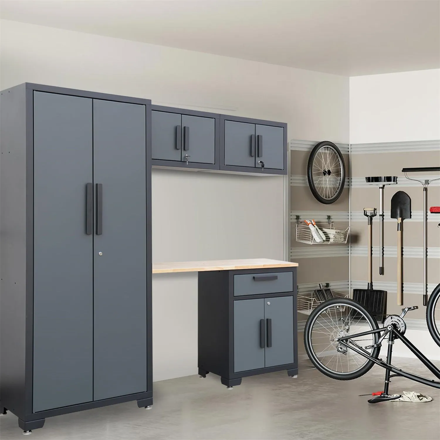 5-Piece Garage Storage Cabinet Set