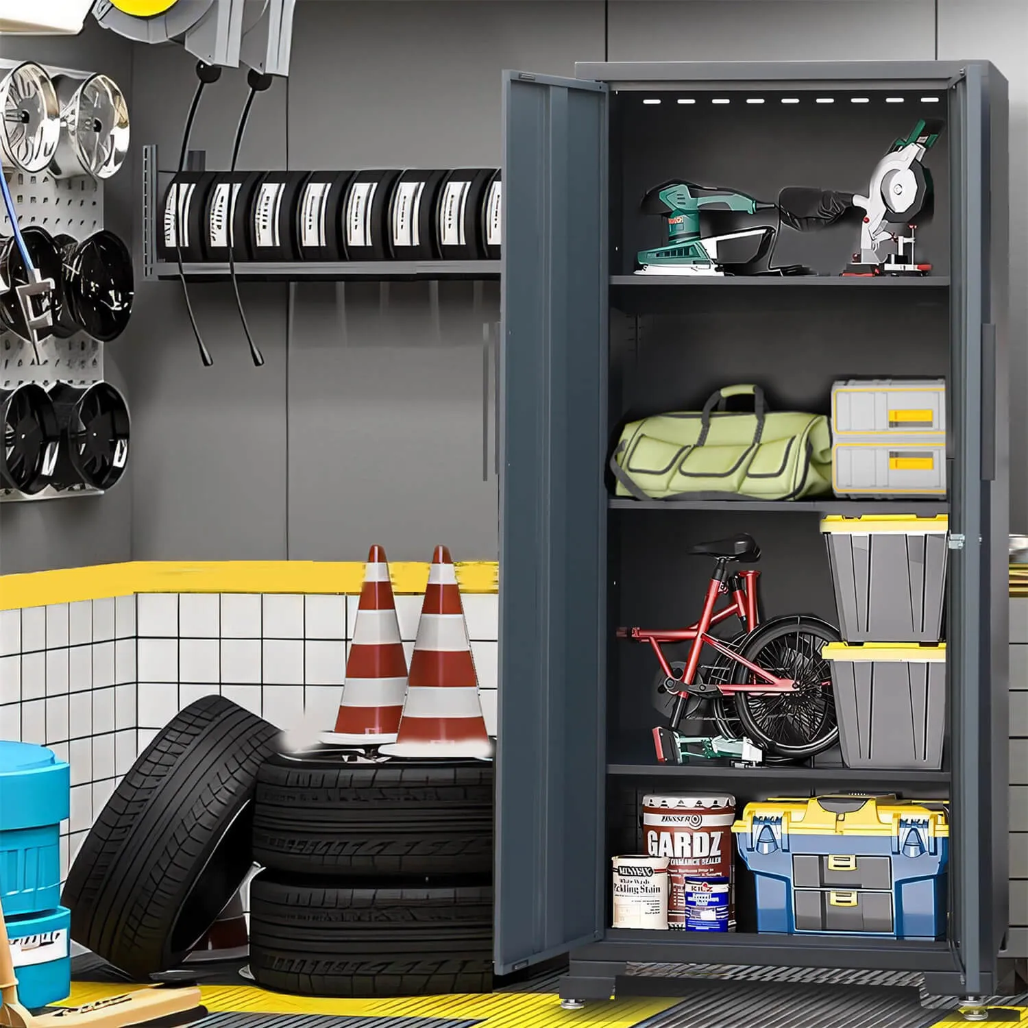 5-Piece Garage Storage Cabinet Set