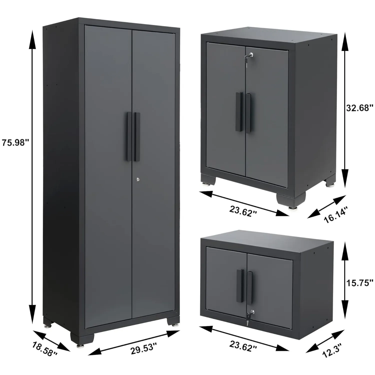 5-Piece Garage Storage Cabinet Set