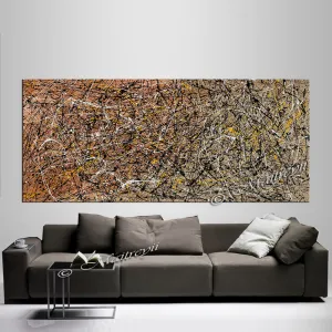 Abstract Angel Paintings | Jackson Pollock Style | Large Modern Art - Luxurious Style -4