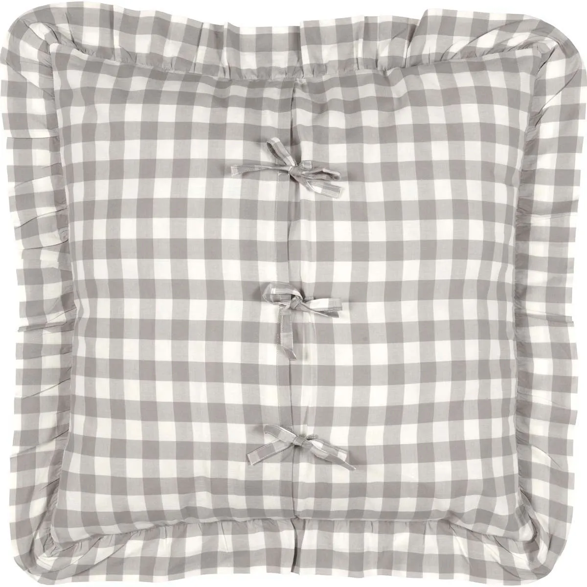 Annie Buffalo Grey Check Fabric Euro Sham 26x26