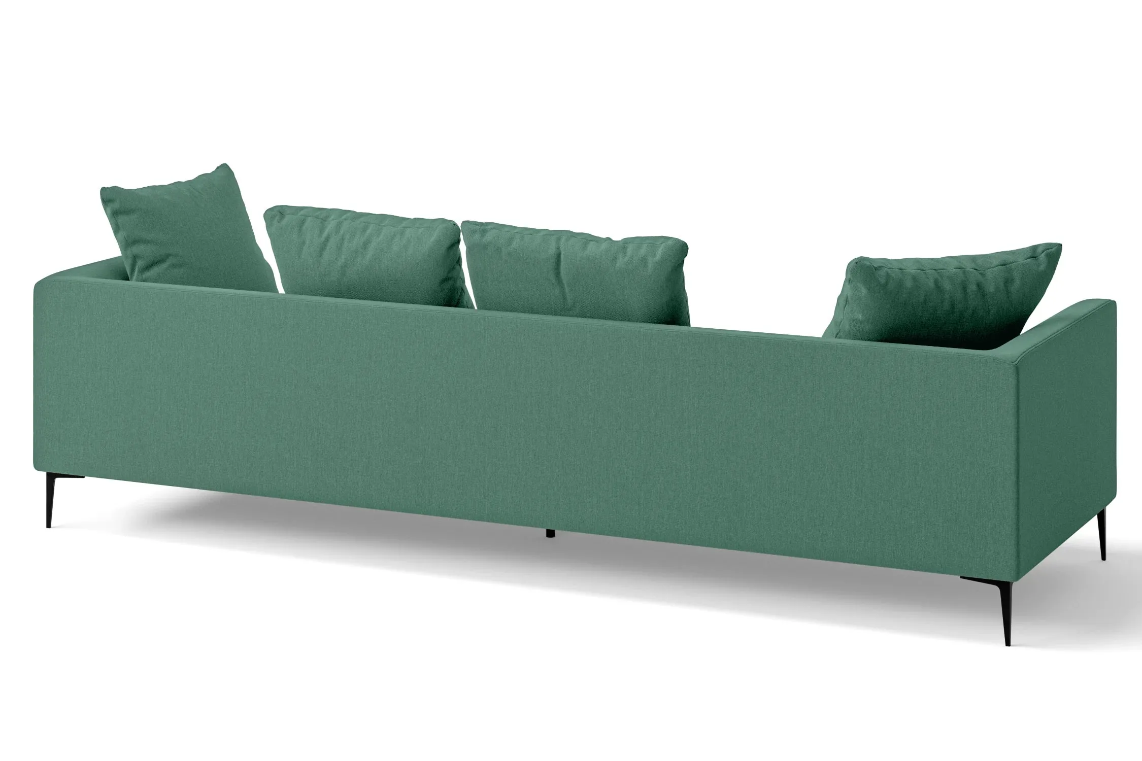 Aprilia 4 Seater Sofa Mint Green Linen Fabric