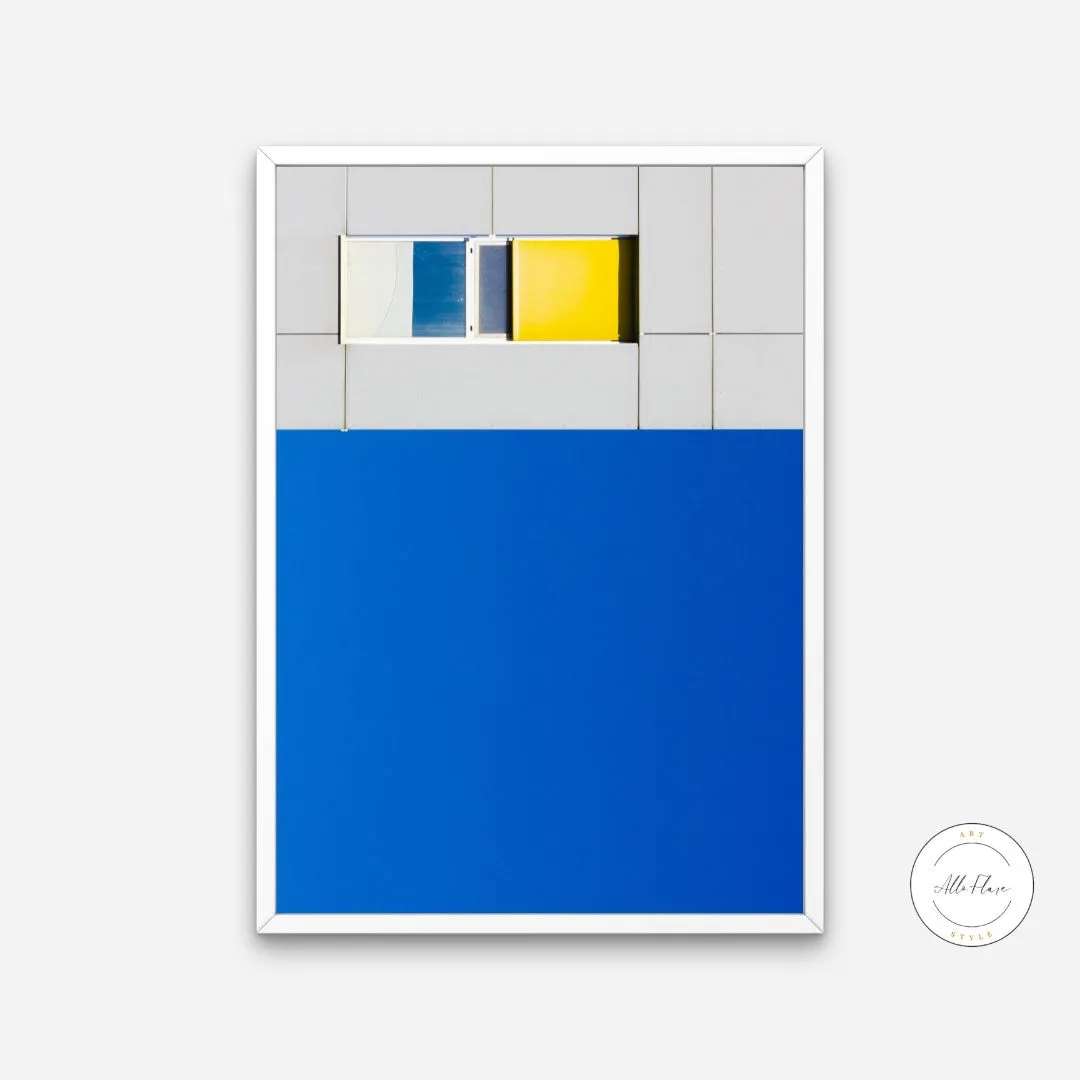 Bauhaus Style Poster PRINTABLE WALL ART, Bauhaus Art Print, Geometric Wall Art, Bauhaus Poster Set, Bauhaus Decor, Abstract Architecture Sky