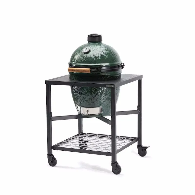 Big Green Egg | Modular Nest   Expansion Frame   Stainless Steel Shelves