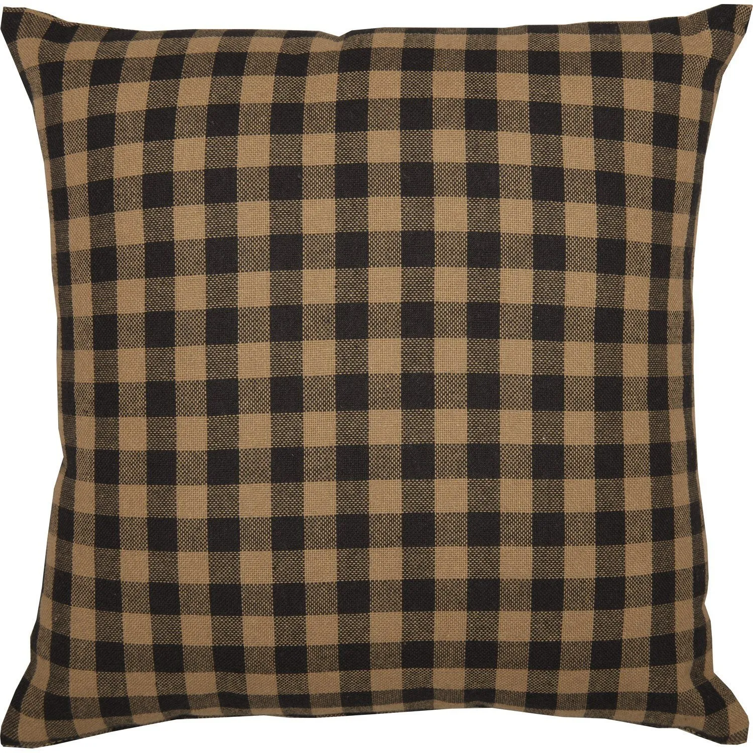 Black Check Prim Blessings Pillow 12"