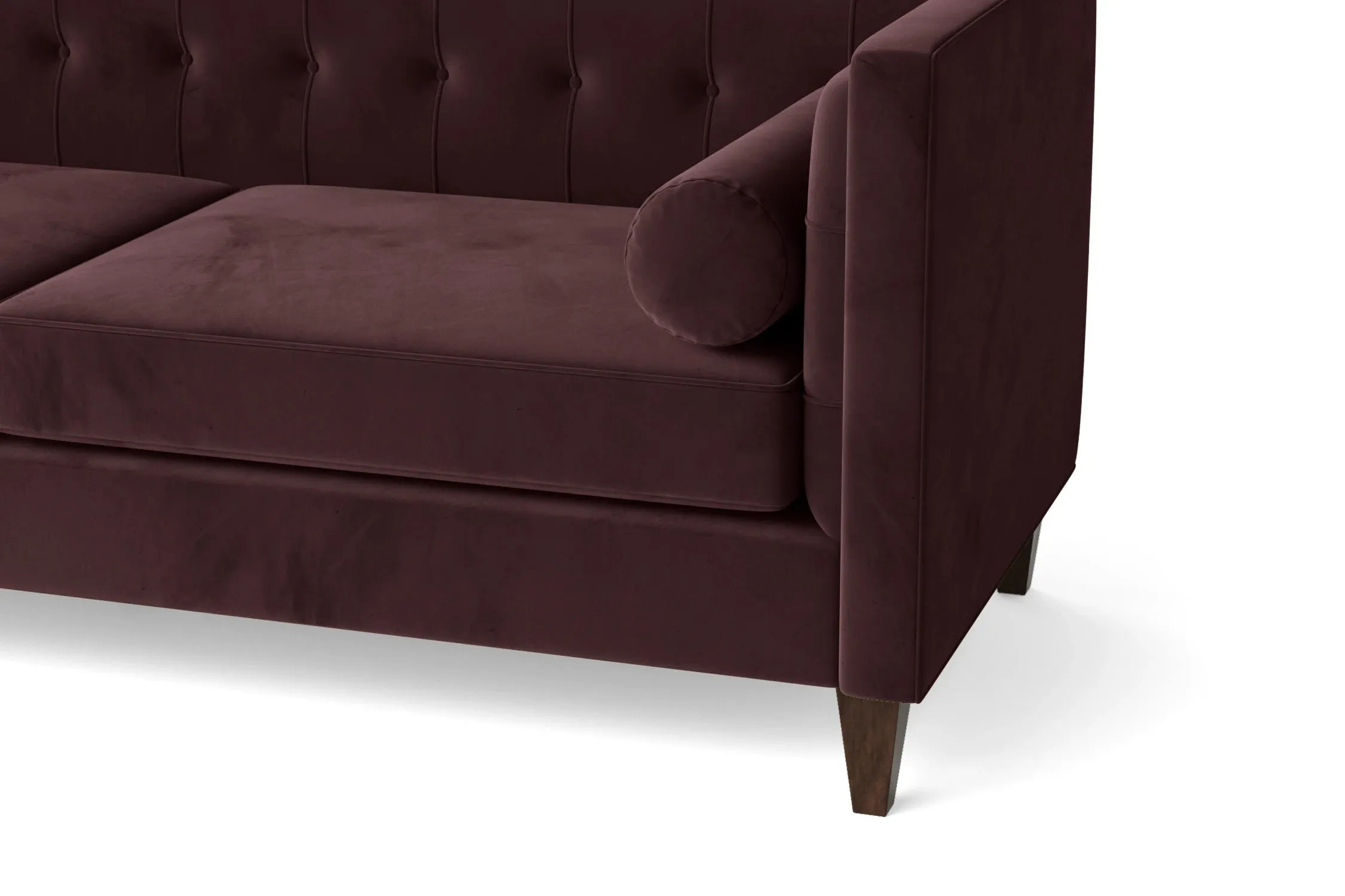 Brescia 3 Seater Sofa Grape Velvet