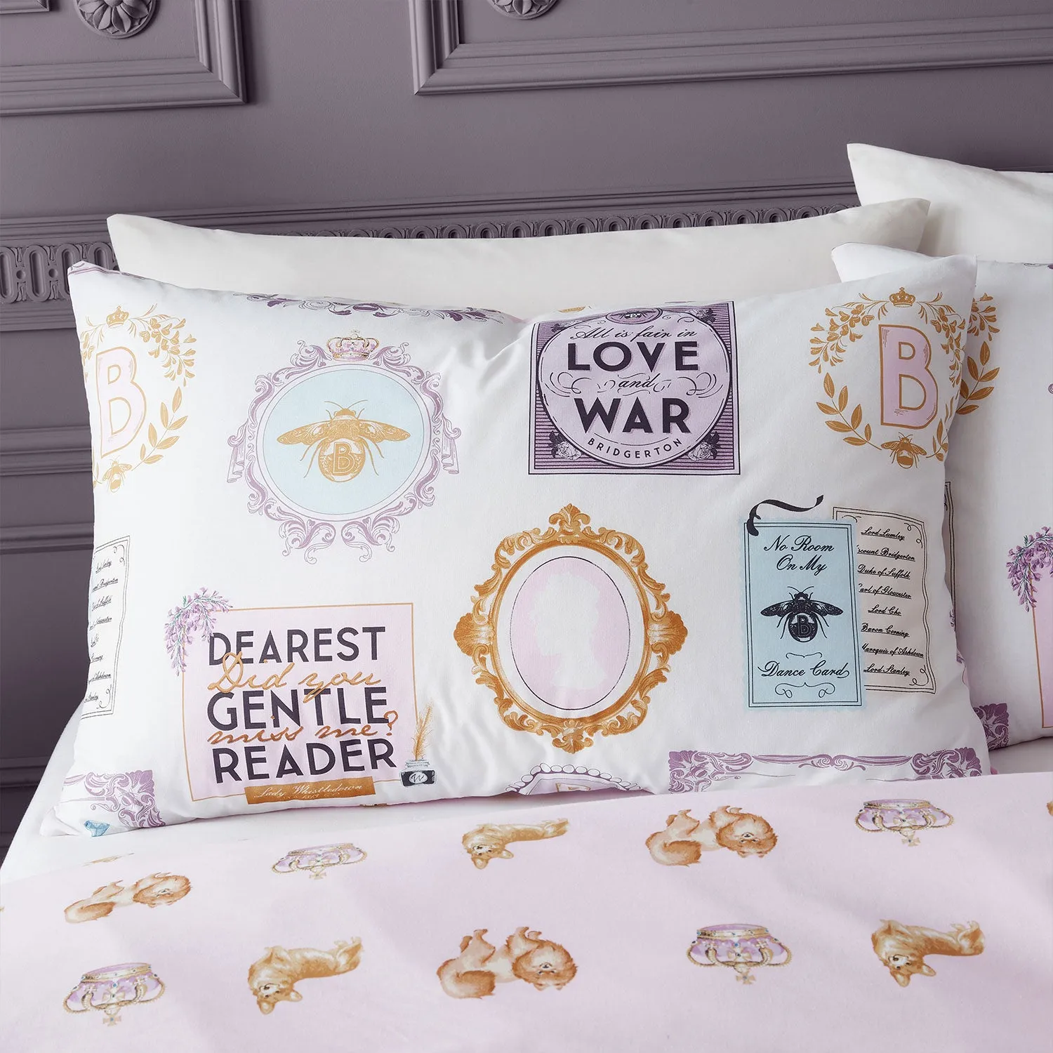 Bridgerton By Catherine Lansfield Dearest Dreamer Duvet Set