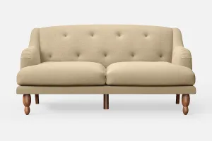 Burlington 3 Seater Sofa Beige Linen Fabric