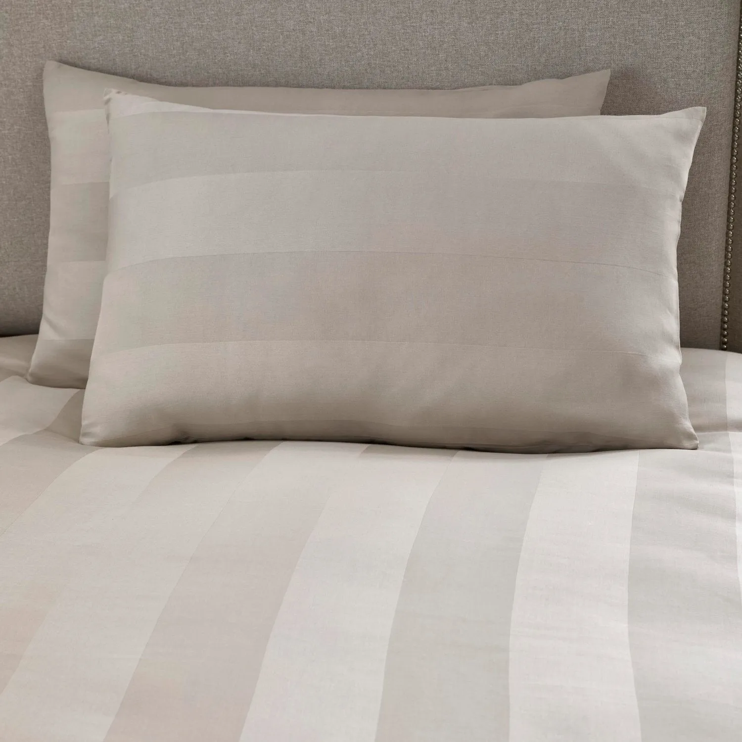 Capri Linen 200 Thread Count 100% Cotton Satin Stripe Duvet Set