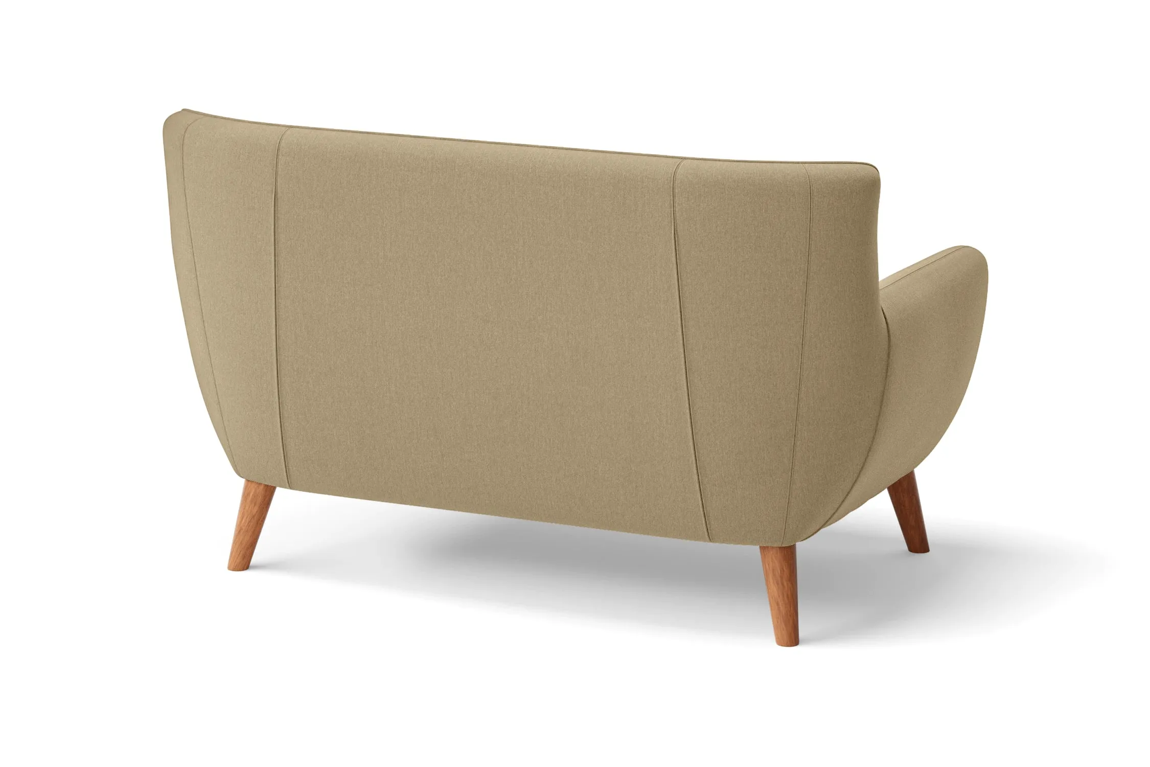 Casoria 2 Seater Sofa Beige Linen Fabric