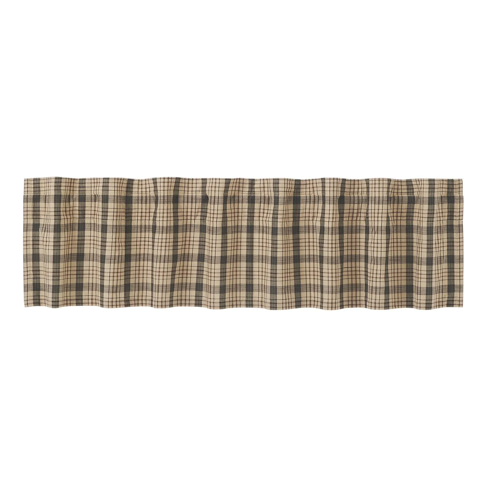 Cider Mill Plaid Lined Valance 72"