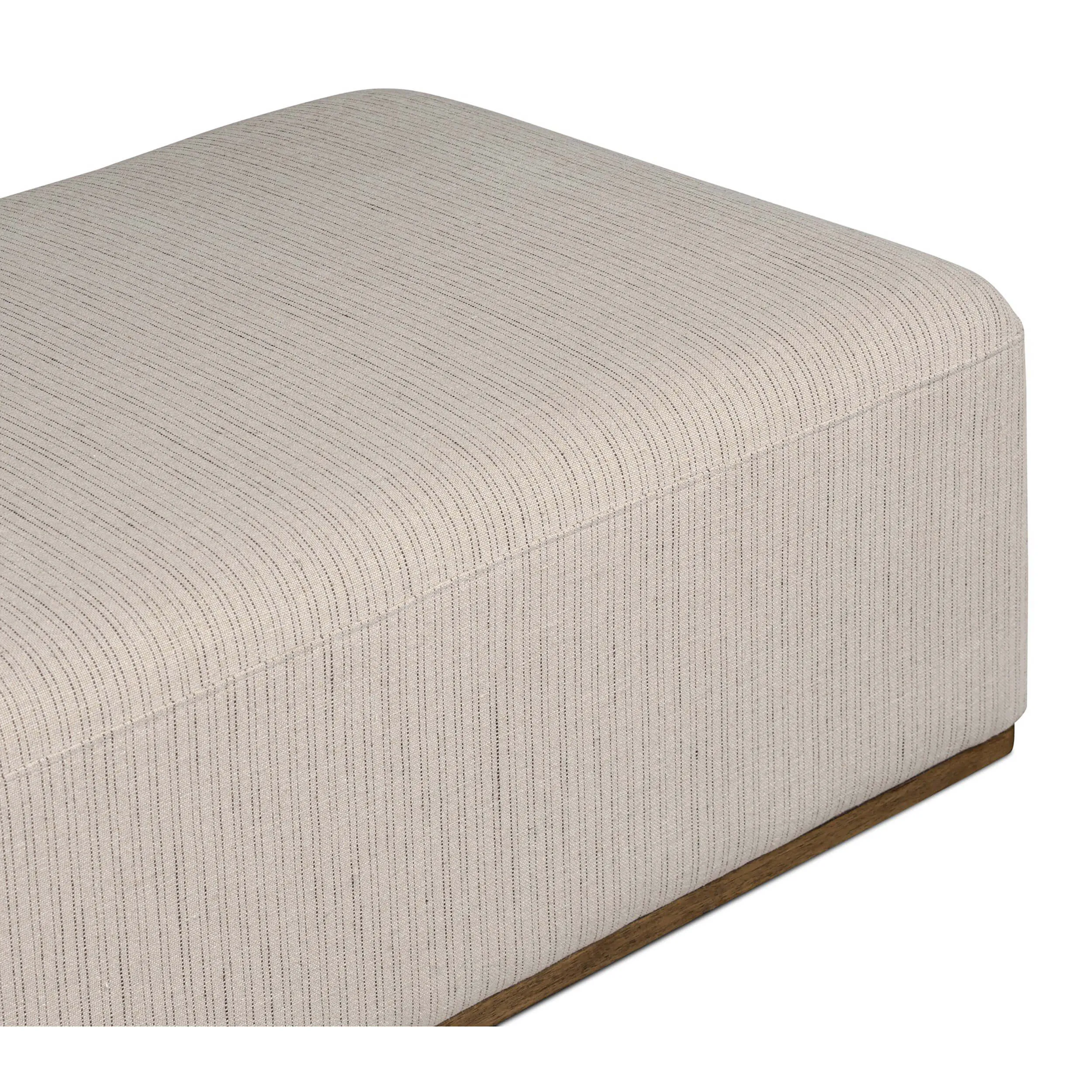 Clive Rectangular Ottoman, Laine Flint