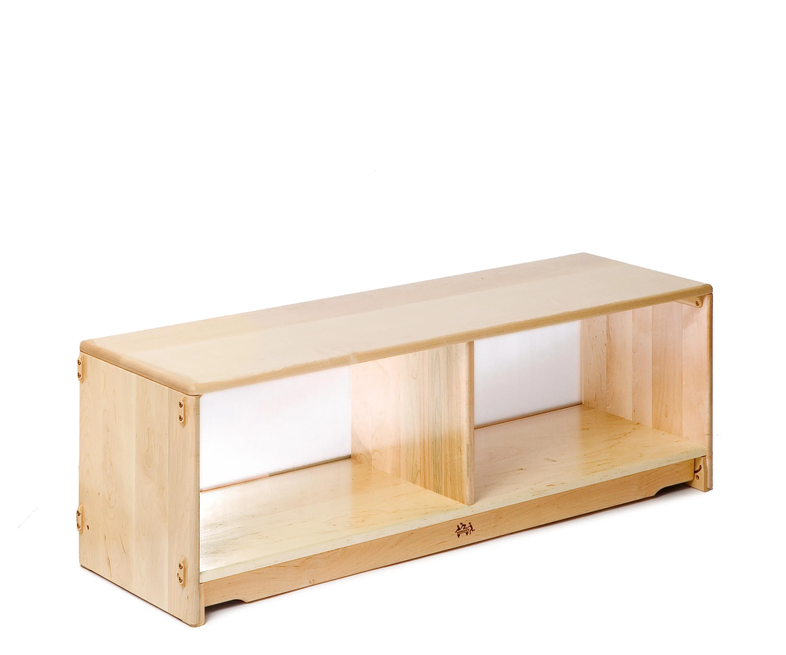 Community Playthings - Translucent back shelf 124 x 41 cm