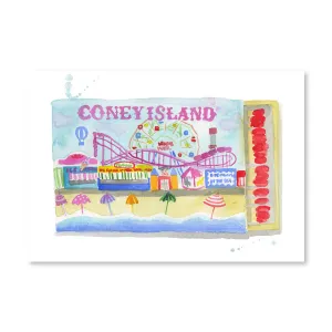 Coney Island Matchbook