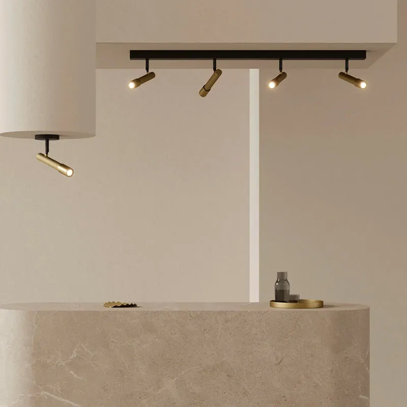 Contemporary Steel Spotlight Bar