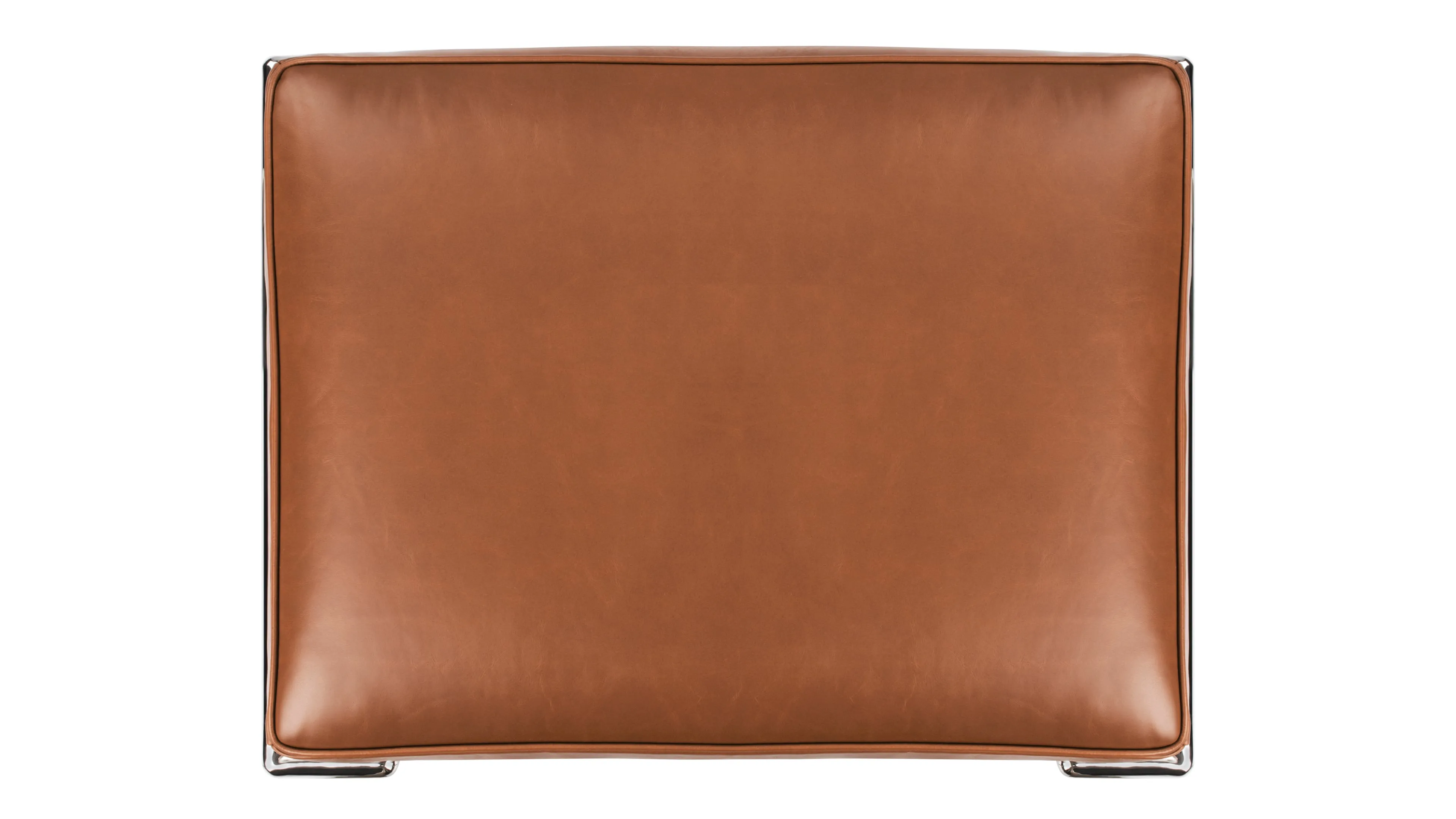 Corbusier - Corbusier Grand Modele Ottoman, Tan Premium Leather