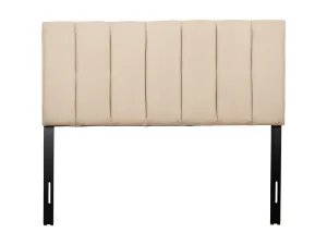 Cream Panel Headboard, Full/Double