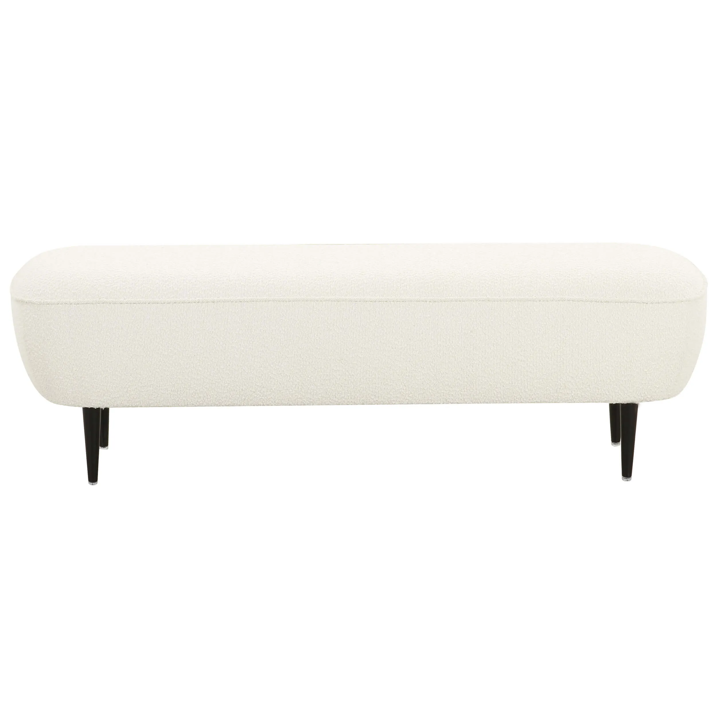 Denise Boucle Bench, Cream