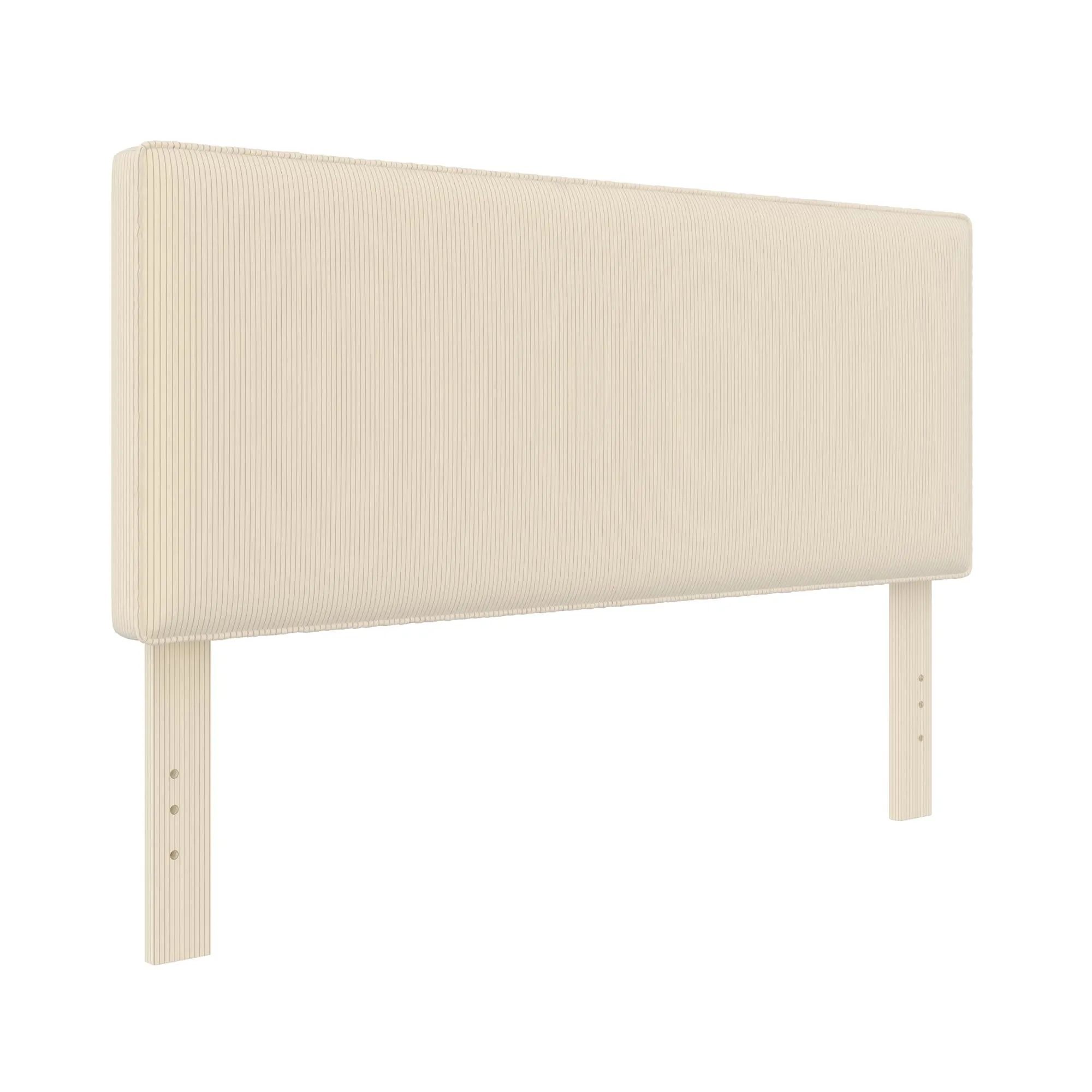 DHP Sloan Full/Queen Upholstered Headboard, Ivory Corduroy