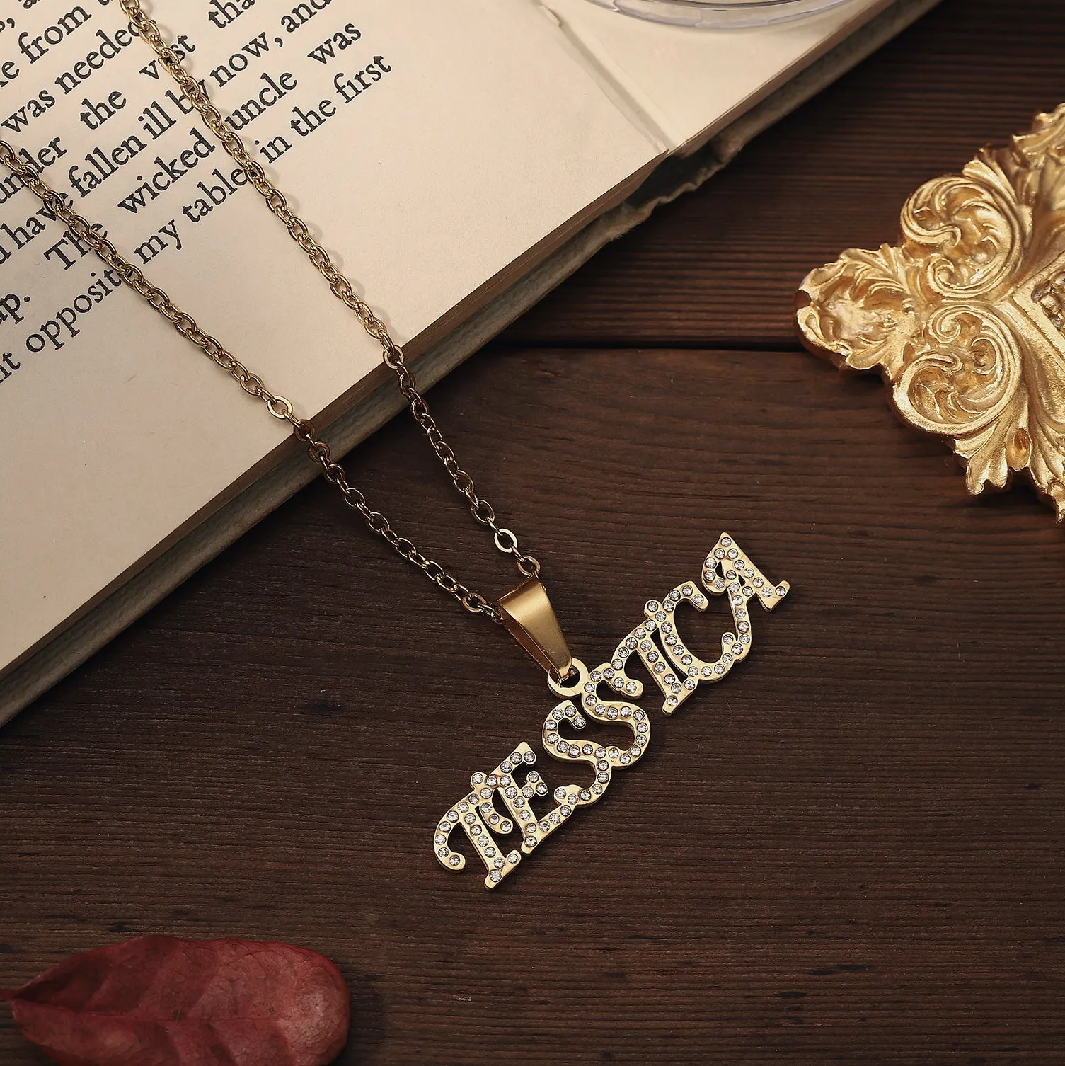 Diamond Custom Name Necklace