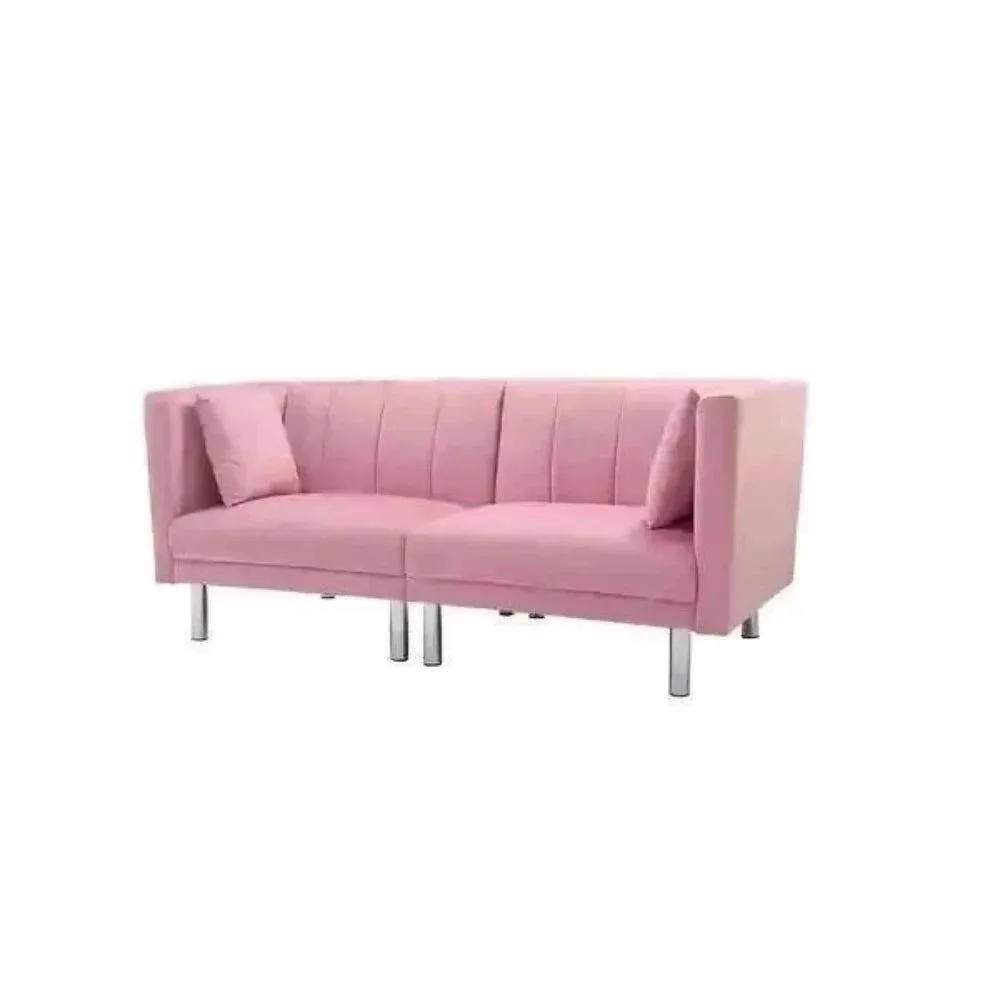 Dolcy Line Sofa Set in Pink