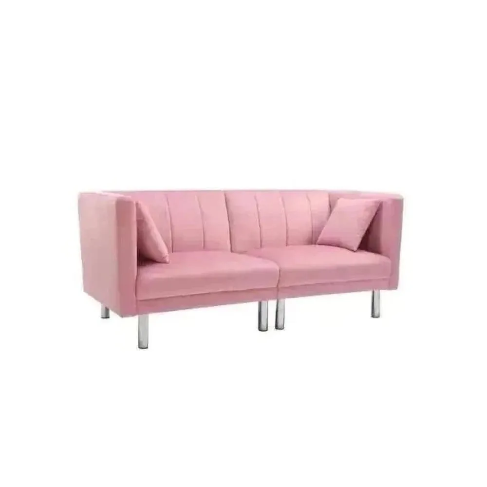 Dolcy Line Sofa Set in Pink