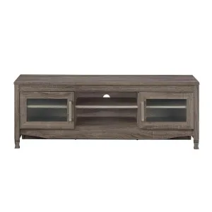 Driftwood (6-Shelves) Wood TV Stand