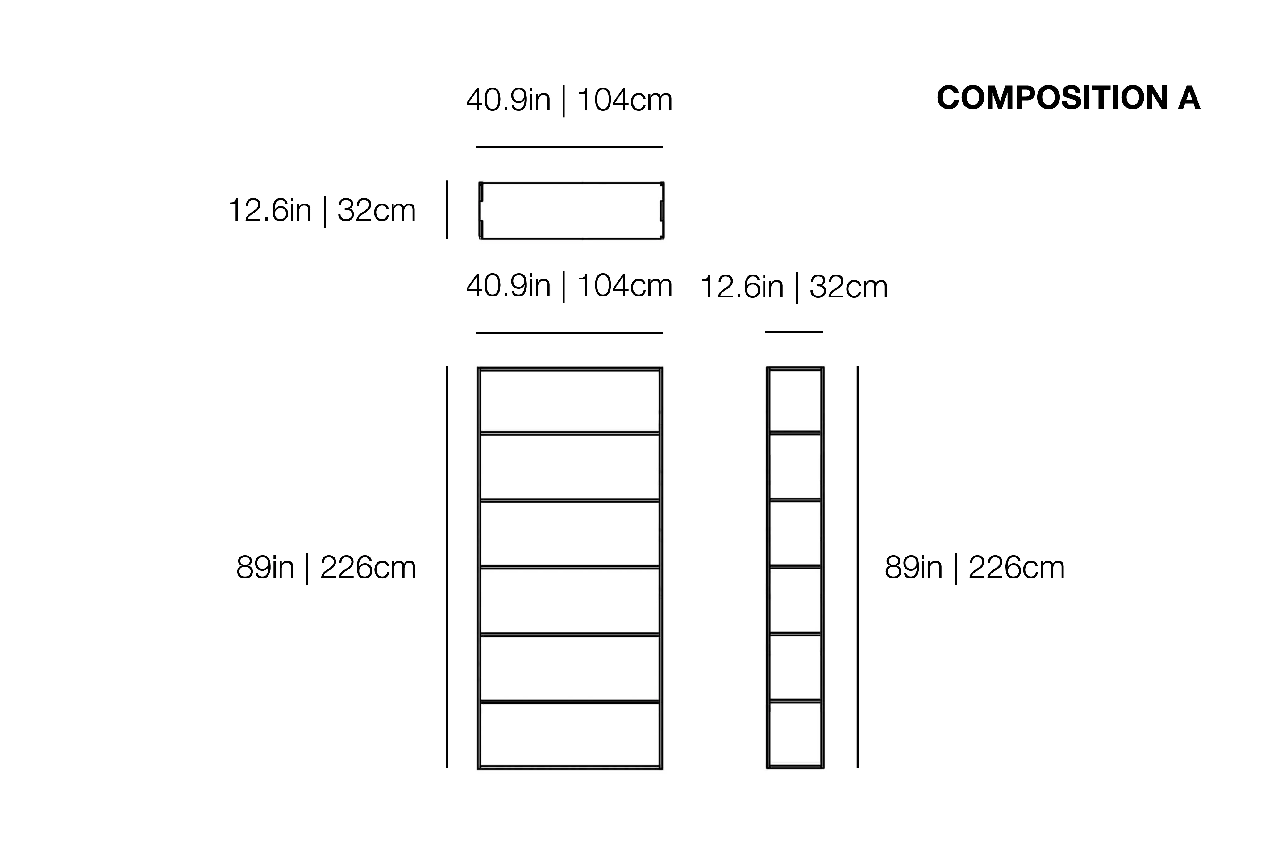 Easy Irony System - Bookcase, Composition A