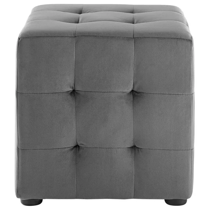 Emica Square Shape Fabric Ottoman Pouffe Puffy for Foot Rest Home Furniture