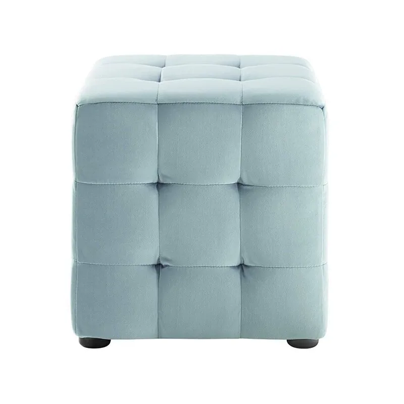 Emica Square Shape Fabric Ottoman Pouffe Puffy for Foot Rest Home Furniture