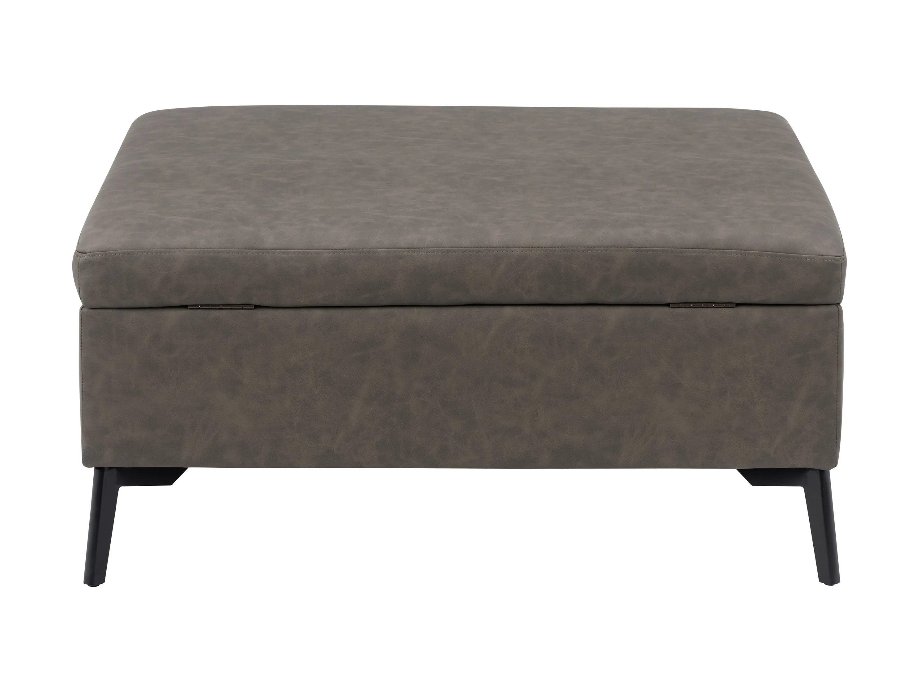 Grey Mid-Century Modern Ottoman