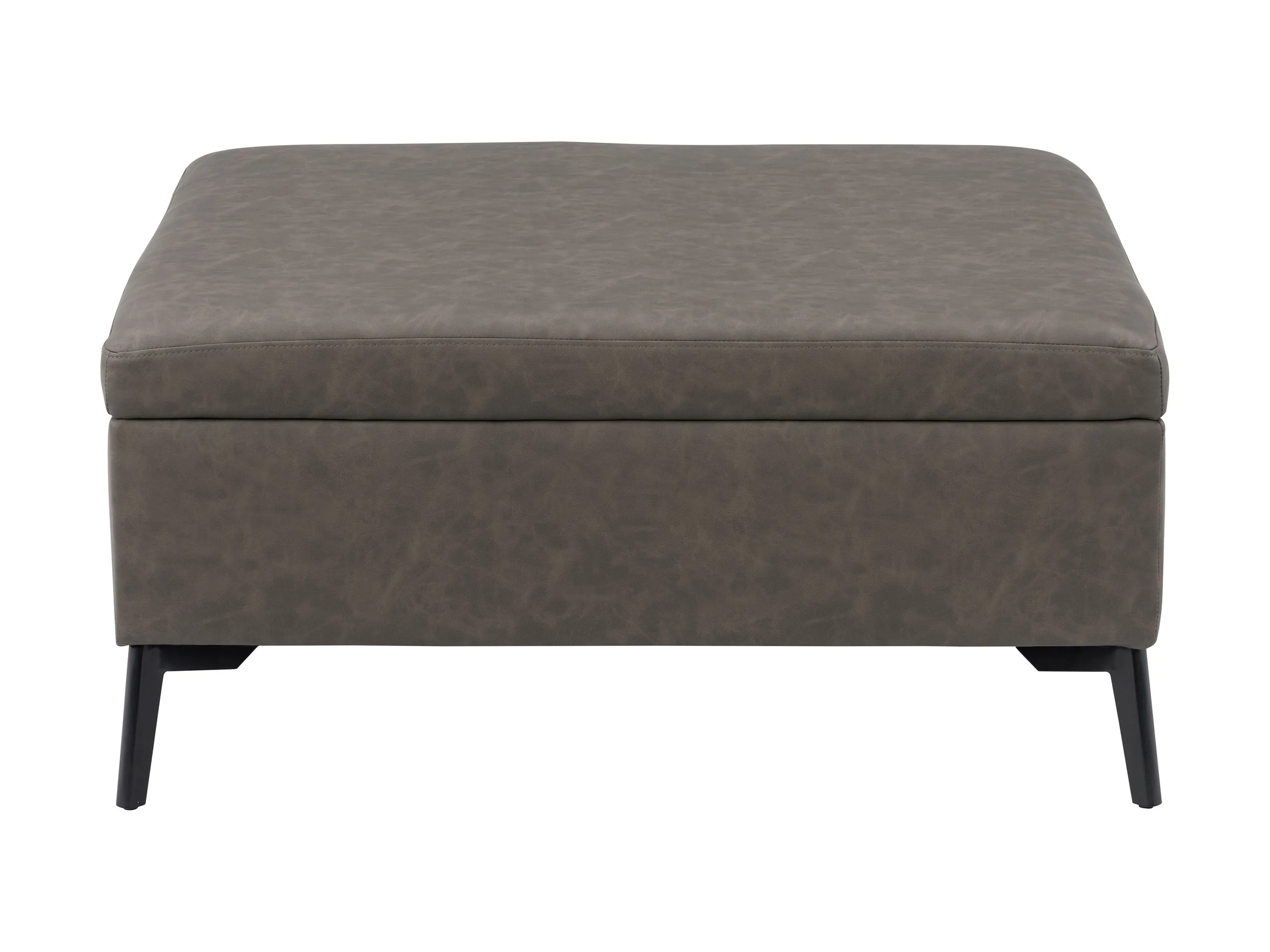 Grey Mid-Century Modern Ottoman