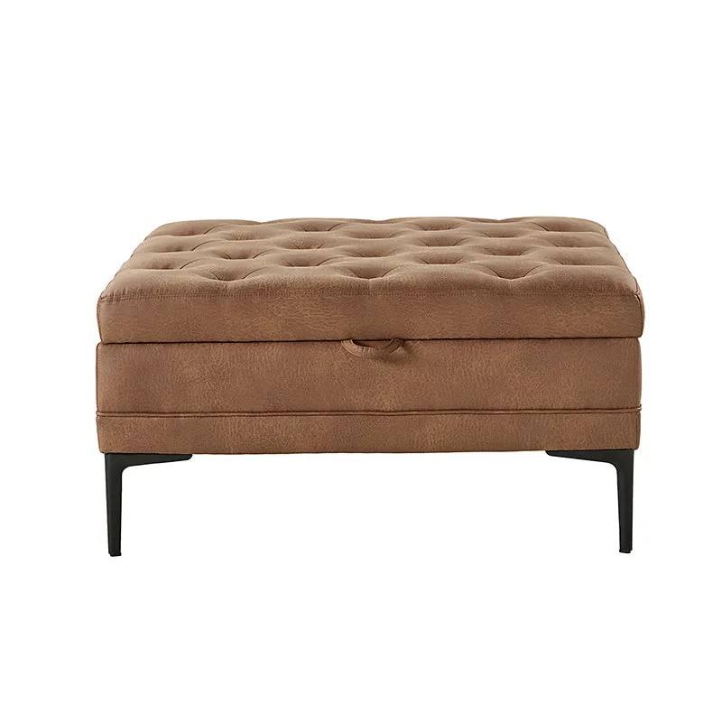 Hartmut Lift Top Shelved Storage Cocktail Ottoman