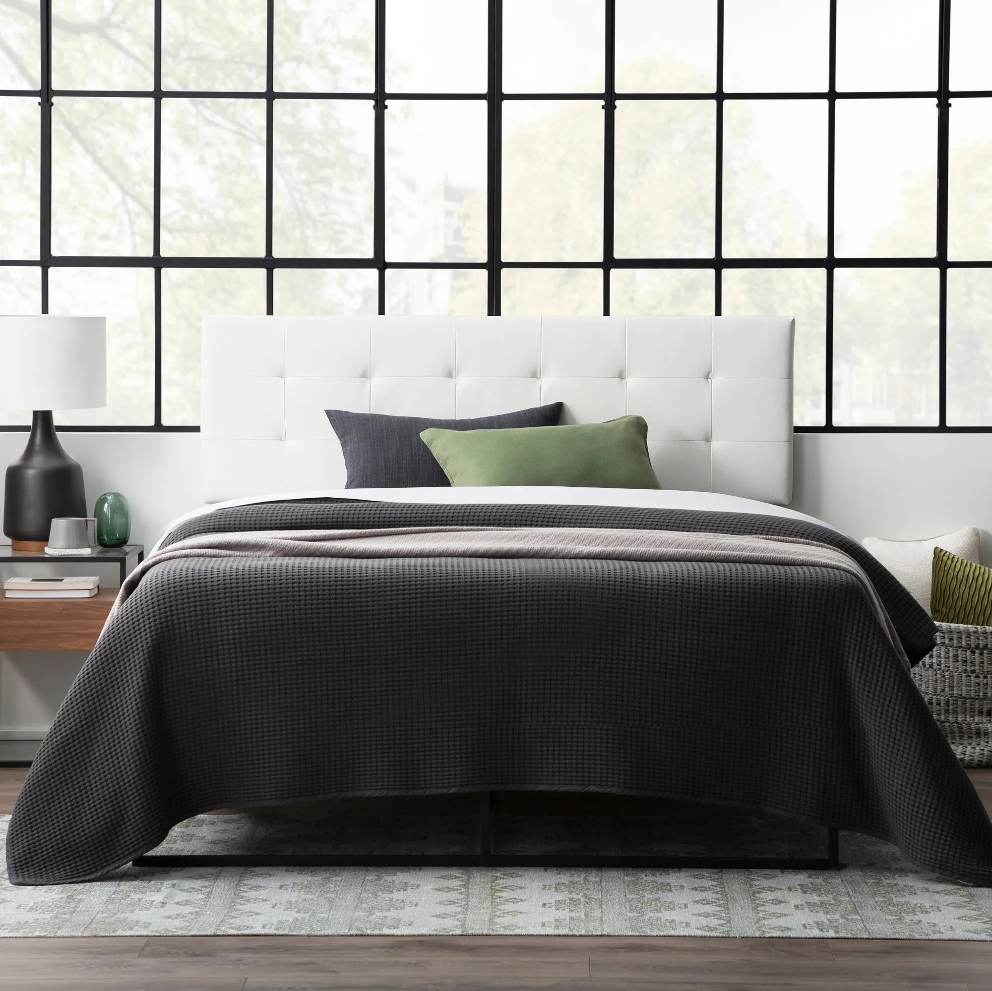 Hawthorne Faux Leather Headboard