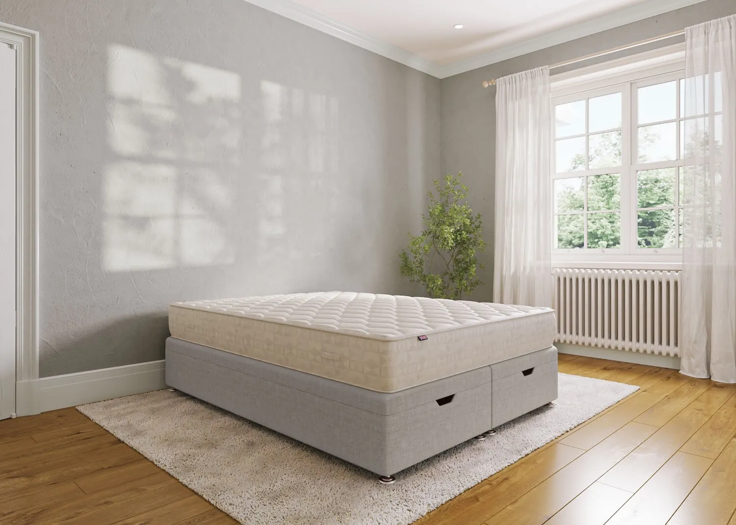 Heavy Duty End Lift Ottoman Bed