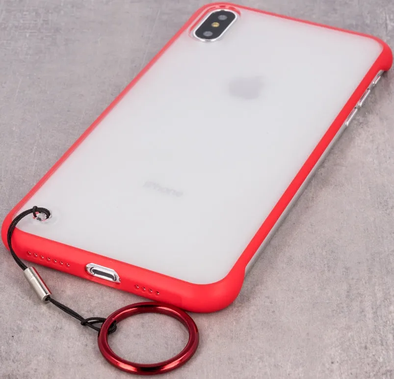 iPhone 7 Frameless Protective Cover - Red