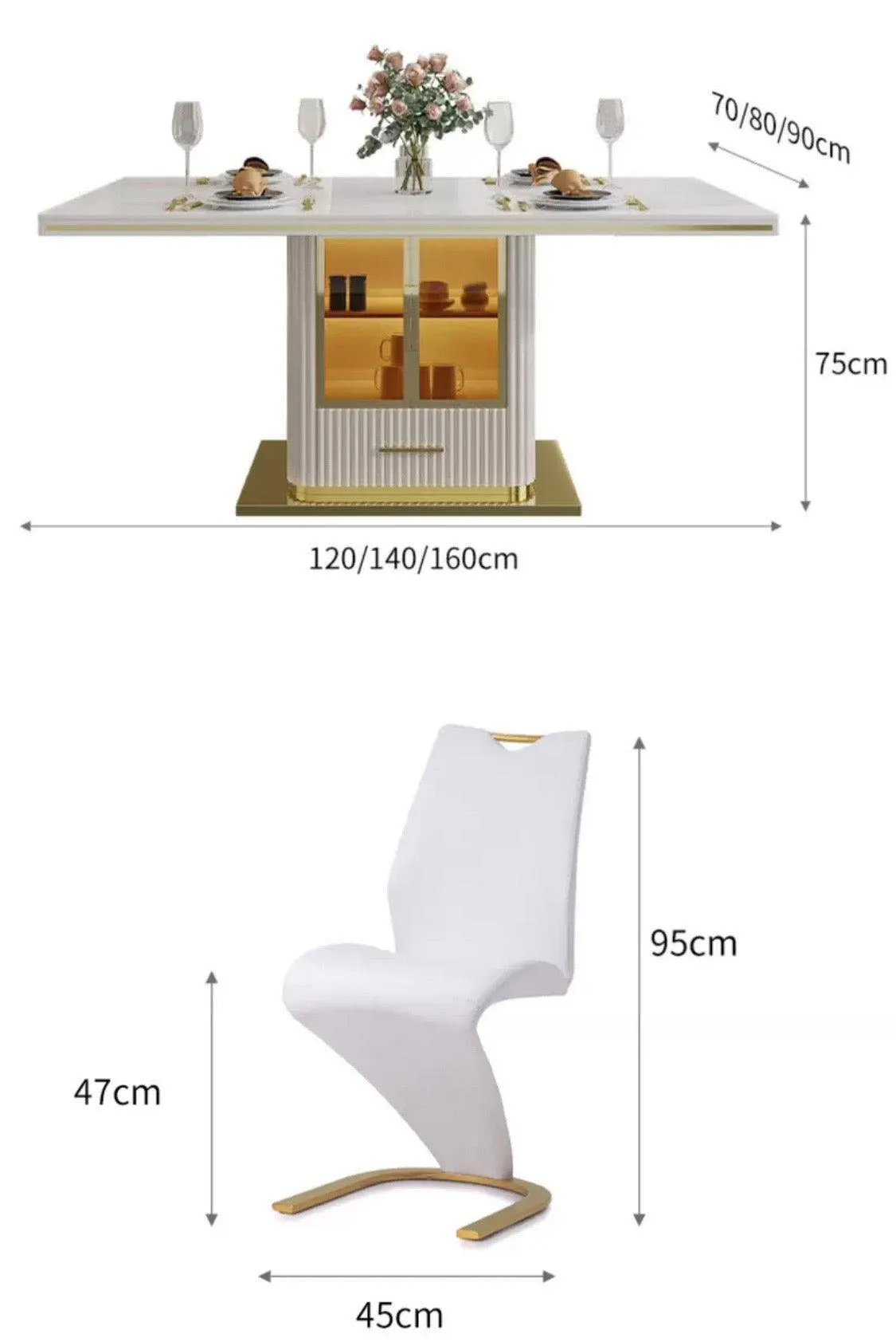 Isaac Dining Table and Chairs