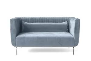 Jackson 2 Seater Sofa Baby Blue Velvet