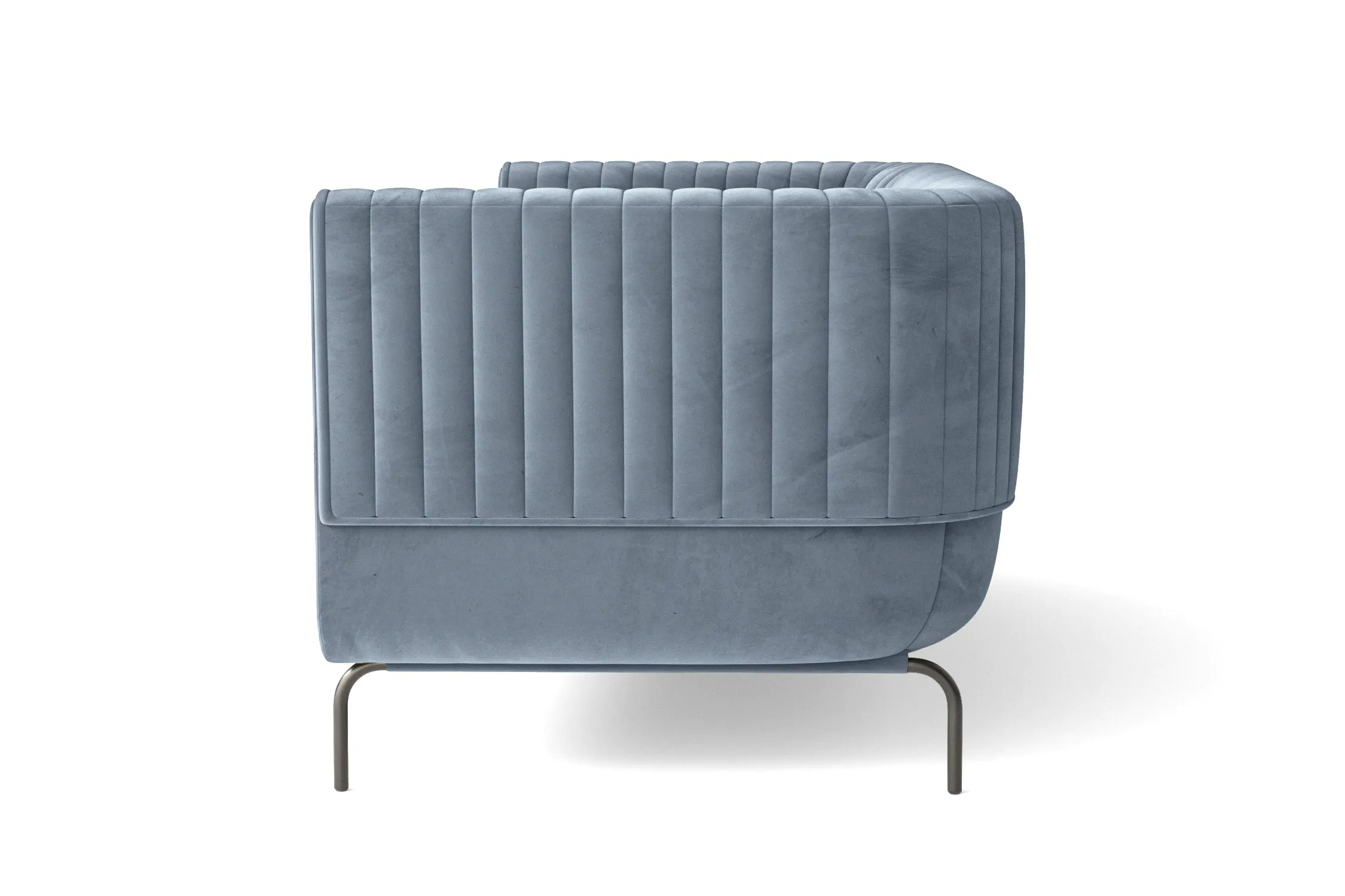 Jackson 2 Seater Sofa Baby Blue Velvet