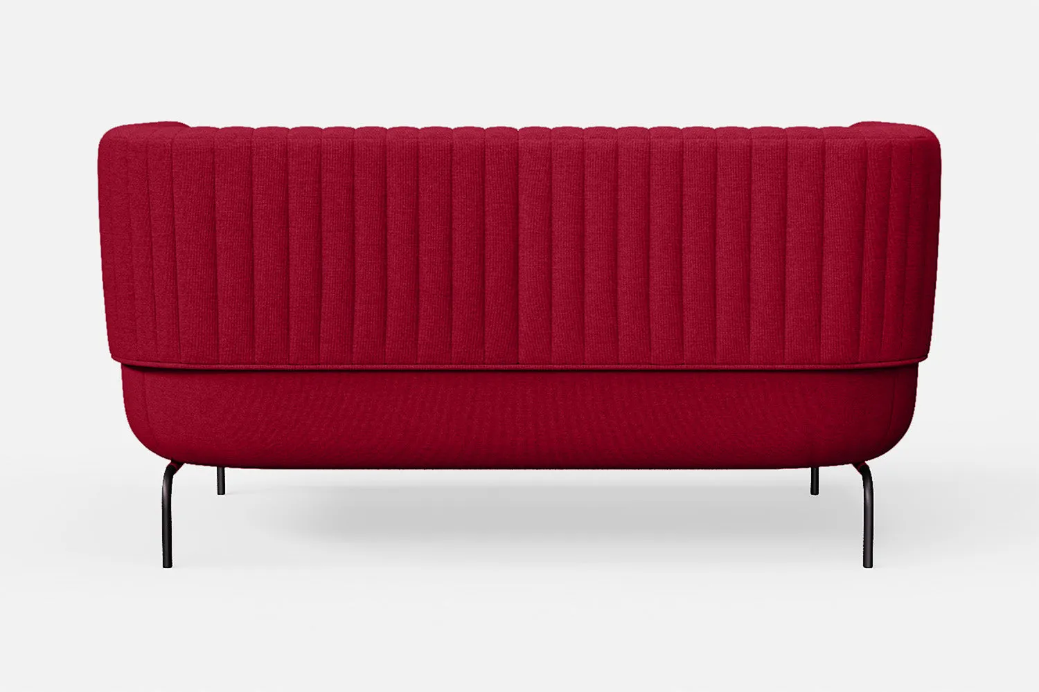 Jackson 2 Seater Sofa Red Linen Fabric