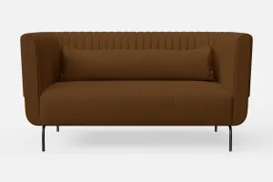 Jackson 2 Seater Sofa Walnut Brown Leather