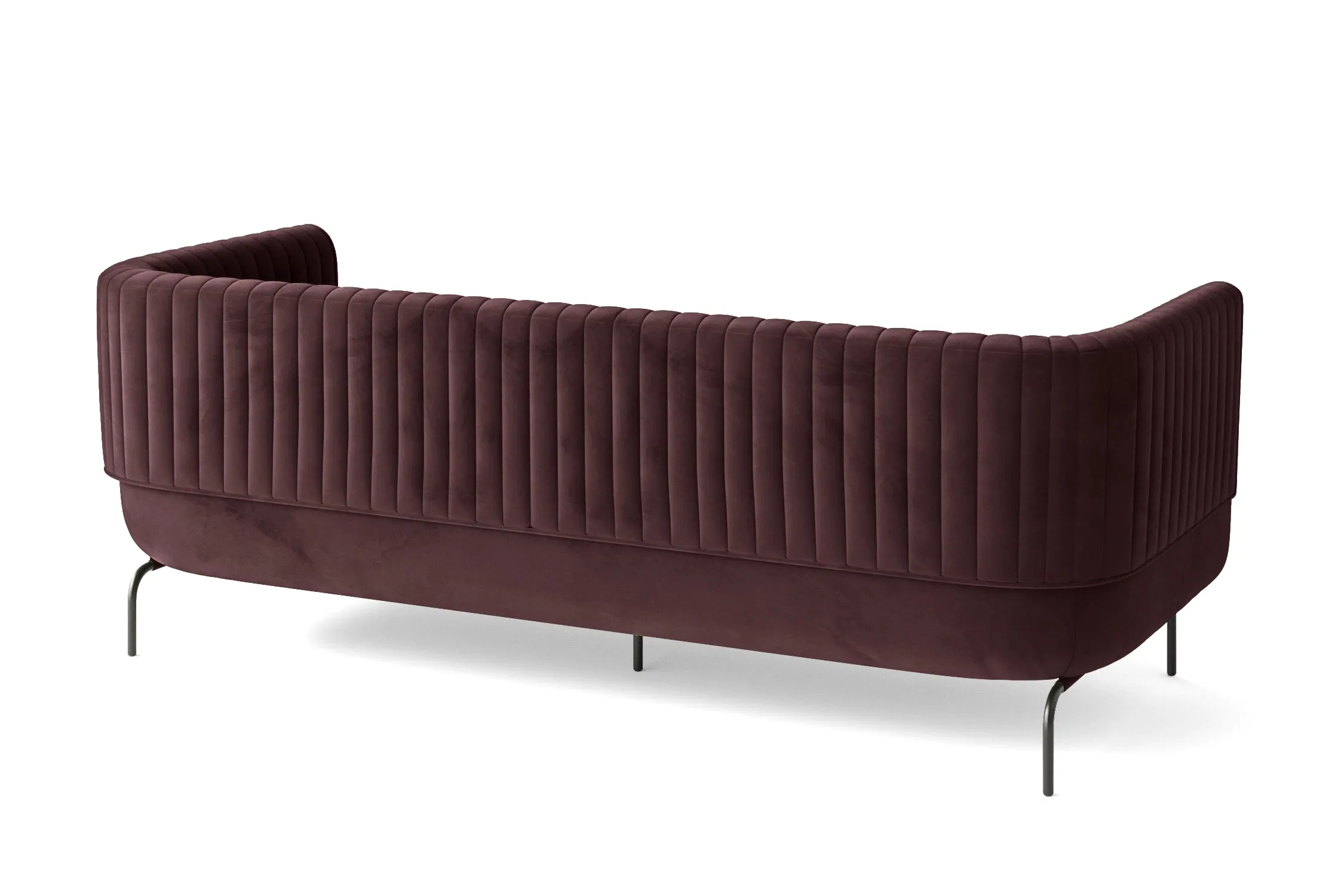 Jackson 3 Seater Sofa Grape Velvet