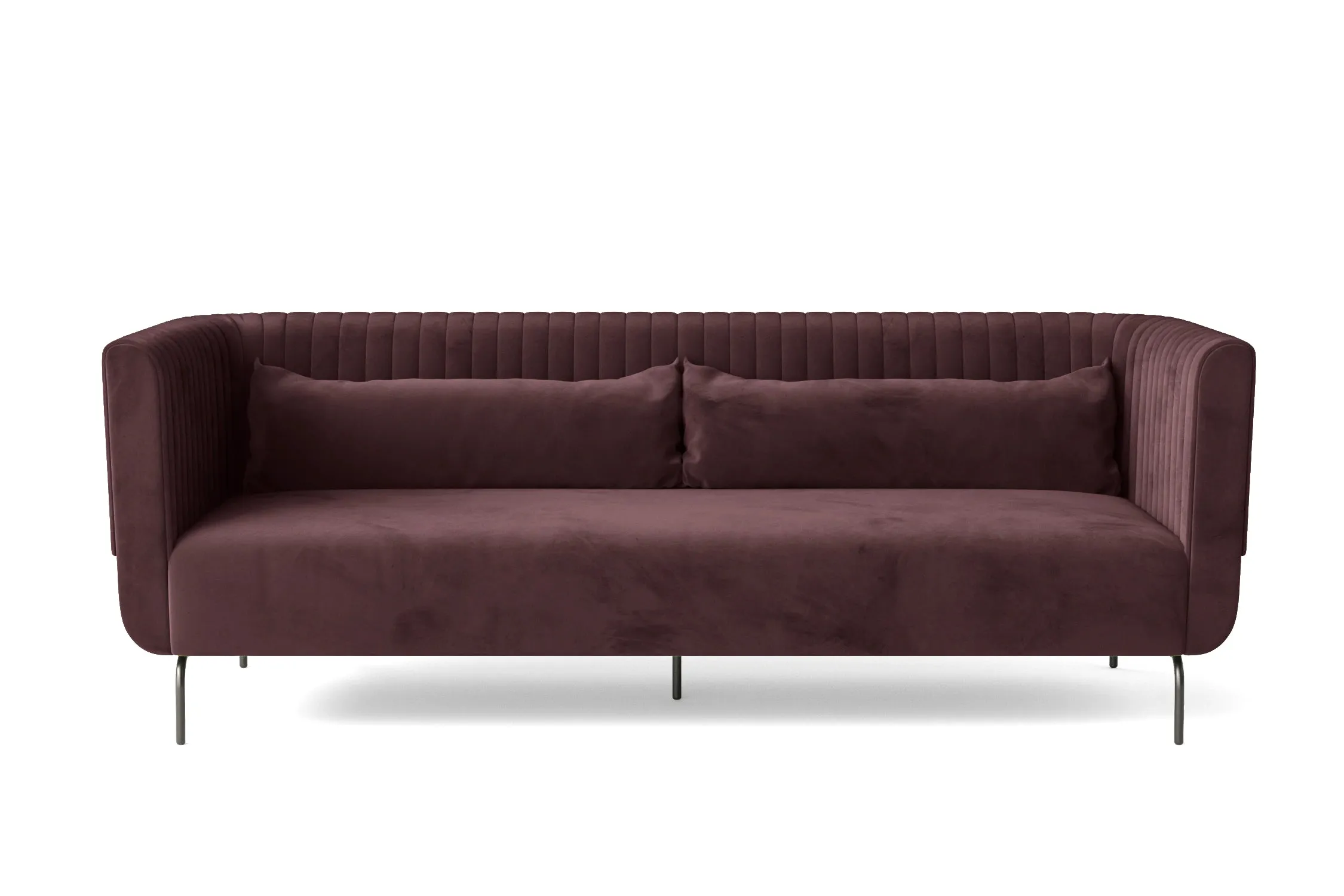 Jackson 3 Seater Sofa Grape Velvet