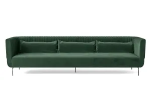 Jackson 4 Seater Sofa Green Velvet